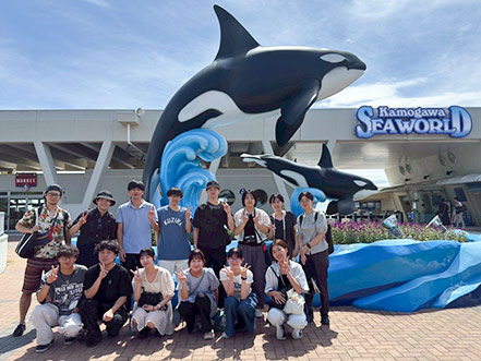 ゼミ旅行（木更津）に行きました。（1泊2日）